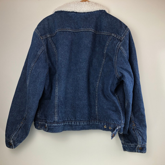 Levi's Trucker Sherpa Lined Denim Jean Jacket - Picture 5 of 8